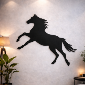 Savanna Contrast Framed Zebra Silhouette Metal Wall Art (Copy)